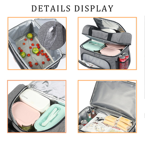 Sac isotherme pliable en tissu Oxford, imperméable, grande capacité 30L, personnalisable, pour le transport de repas - Product Image 3