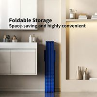 Baignoire rectangulaire pliable en PVC portable 1,5 m, baignoire pliable pour trempage, baignoire SPA japonaise bleue pour adultes, 1 personne, 30-39 gallons