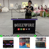 Équipement de location pour fêtes, Vente chaude, Haute qualité, Certifié CE, Jeu de carnaval, Jeu de la boucle de fil électrique interactif et de défi de dextérité