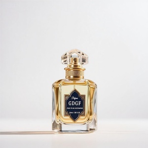 Nuevo Atomizador de Perfume Irregular OEM, Botella de Perfume Vacía con Bomba, Atomizador de Vidrio Transparente con Cierre a Presión, Perfume para Mujer - Product Image 1