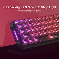 Blade 68 Hot-Swappable Gasket Mount Mechanical Keyboard 68 Keys RGB Backlit Quiet Wired Compact ANSI Layout AI Gaming USB-C