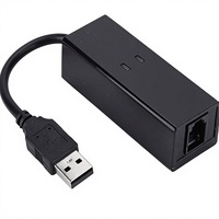 Módem de Datos y Fax Externo USB 2.0 56K V.92, Adaptador Dongle para WIN 98 SE/ME/2000/X/Vista/Win 7