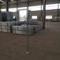 ZCS6.26 Étai en acier pour la construction de bâtiments Poteaux d'échafaudage en acier Support de coffrage en acier réglable