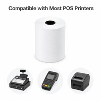 Papier thermique premium résistant à l'eau pour terminal de point de vente 80x80mm