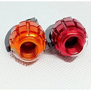 Válvula de Neumático de Automóvil, Tapón de Válvula de Aluminio con Diseño de Granada, en una Variedad de Colores - Product Image 5