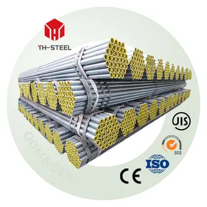 ASTM A53 sch40 Hot dip galvanized steel pipes GI round iron pipe