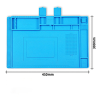 Résistant à la chaleur grand téléphone portable réparation électronique travail antistatique ESD Silicone tapis à souder