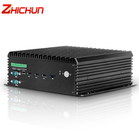 Mini PC Integrado Portátil y Confiable, Intel Core I7 de Cuatro Núcleos, Disco Duro SSD, Mini Ordenador para Uso Empresarial, Windows 10 con Enchufes para EE. UU. y Australia