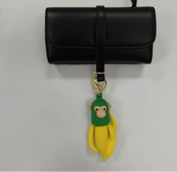 Llavero Portamonedas de Silicona con Figura de Dibujos Animados en 3D de PVC Personalizable Directo de Fábrica, Impermeable, para Promoción de Marca
