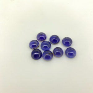 100% Natural Lolita Sunstone piedras preciosas de alta calidad cabujón redondo tablero de cuadros corte suelto azul Lolita piedra preciosa para la fabricación de joyas - Product Image 1