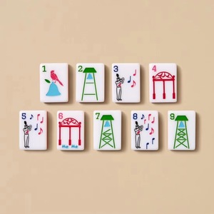 Tuiles de Mahjong <span class=keywords><strong>en</strong></span> acrylique Auburn American 160, série Auburn University, expédition fin août - Product Image 5