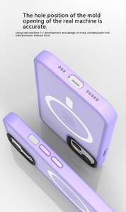 רב-צבע מגנטי מט נייד סיליקון בחזרה לכסות את מעטפת הטלפון החכם במקרה טלפון חכם - Product Image 5