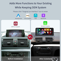 Autoradio Sans Fil 10,25 Pouces à Écran Tactile pour BMW Série 1 E81/E82/E87/E88 2004-2008 GPS Android Auto CarPlay USB Garantie 1 An