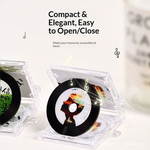 Mini álbum de acrílico personalizado con transferencia de datos UV NFC para colgante de caja, regalo de música de vinilo de celebridades, llavero periférico - Product Image 3