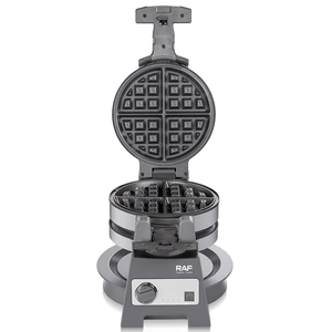 RAF 1400W <b>Waffle</b> <b>Maker</b> Rotating Structure Double Sided Uniform Heating Non Stick Plates for Consistent Cooking Breakfast Sandwic - Product Image 4