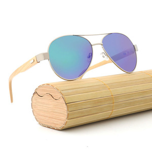 Hochwertige China Hersteller Yiwu <span class=keywords><strong>Conen</strong></span> Metall Bambus Super September Sonnenbrille mit Custom Logo - Product Image 1