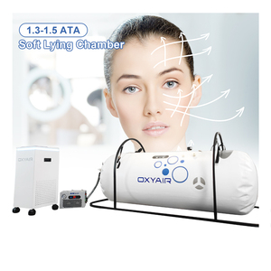 غرفة أوكسيجين عالي الضغط محمولة وقابلة للطي من OXYAIR، غرفة HBOT بضغط 1.3 ATA، غرفة ضغط عالي 1.5 ATA للعناية بالجمال - Product Image 1