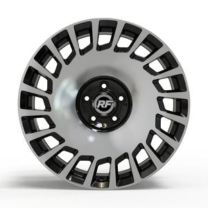 Jantes en alliage d'aluminium forgées SYAC noir brillant à rayons multiples, haute performance, ajustement universel, nouvelles options 25mm/40mm - Product Image 5