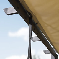 Pergola d'extérieur à toit à persiennes de haute qualité Pergola à auvent rétractable en aluminium Pergola en PVC en aluminium