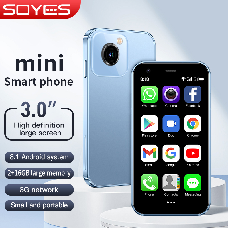SOYES XS15 Android 8.1 ミニスマートフォン 3.0インチ デュアルSIM