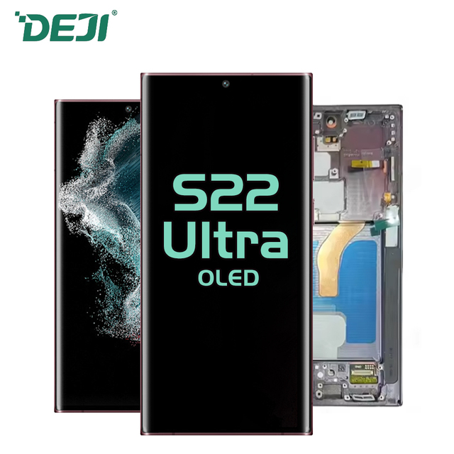 DEJI Original Quality LCD for Samsung Galaxy S23 S22 Ultra PLUS Display Replacement No Dead Pixel Tested Mobile Repair Parts
