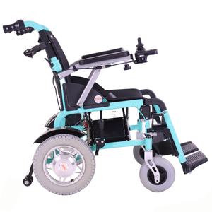 รถเข็นไฟฟ้าพับได้ รุ่นพรีเมียม TAKAN DYW-459-46A6 มอเตอร์ไร้แปรงถ่าน 250 วัตต์ ระยะทางวิ่ง 12 กม. พนักพิงปรับได้ เบรกอิเล็กทรอนิกส์ โครงอะลูมิเนียม - Product Image 2
