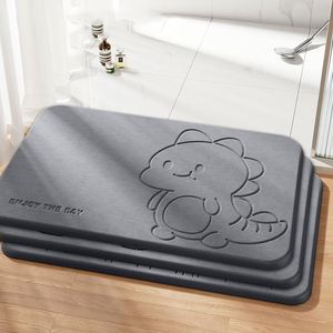 Tapis de bain en pierre à séchage rapide, incassable, doux, absorbant, tapis de salle de bain absorbant l'eau, tapis de bain pour salle de bain - Product Image 1
