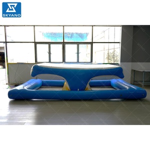 Grand parc aquatique gonflable flottant avec parcours d'obstacles, parc de sports aquatiques gonflable, parc d'attractions, planche flottante surélevée - Product Image 3