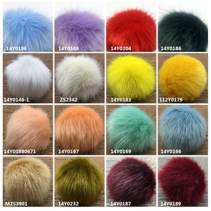 Bola De Pompon De Pelo De Zorro Accesorios Desmontables Para Tejer Sombrero De Lana De Punto Gorro De Invierno Gorro De <span class=keywords><strong>Esqui</strong></span> - Product Image 2