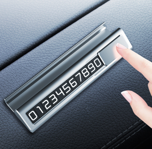 ป้ายทะเบียนรถสำหรับจอดรถชั่วคราวแบบ<span class=keywords><strong>2</strong></span> in 1ทำจากอลูมิเนียมอัลลอยด์เรืองแสงแบบ<span class=keywords><strong>2</strong></span> in 1พร้อมที่ยึดโทรศัพท์มือถือ - Product Image 6