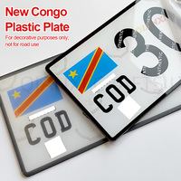 Plaques d'immatriculation personnalisées pour voitures de Zambie, Afrique du Sud, Congo, DRC, 3mm, Nouvelle Plaque d'Immatriculation