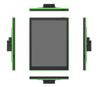 Panneau de contrôle intelligent pour la maison connectée à fixer au mur avec écran tactile et commande vocale Android 13 POE WiFi pour hôtel et camping-car