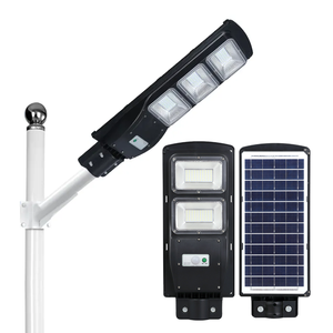Lámpara LED Solar Integrada de Alta Luminosidad IP65 Impermeable para Exteriores, Precio al por Mayor, 60W 120W 180W, con Sensor, de Plástico - Product Image 4