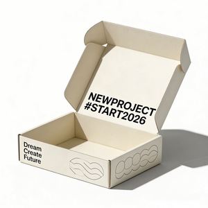 Caja de Cartón Corrugado para Envíos de 2 cm con Logotipo Personalizado, Materiales Reciclados de Color Rosa, Caja de Embalaje de Papel Personalizada - Product Image 4