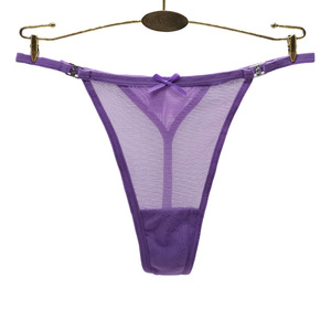 <span class=keywords><strong>Collezione</strong></span> Sexy di <span class=keywords><strong>Perizoma</strong></span> in Rete Trasparente per Donne, Slip a T in Pizzo, Intimo a Vita Bassa, Set di Lingerie Traspirante e Morbido - Product Image 2