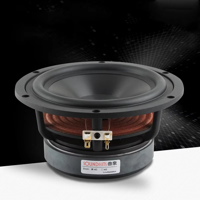 KYYSLB 6.5-inch Mid-bass Woofer Speaker Unit HIFI Aluminum Ceramic Home Audio LoudSpeaker 60-80W Car Modified Sound Speaker