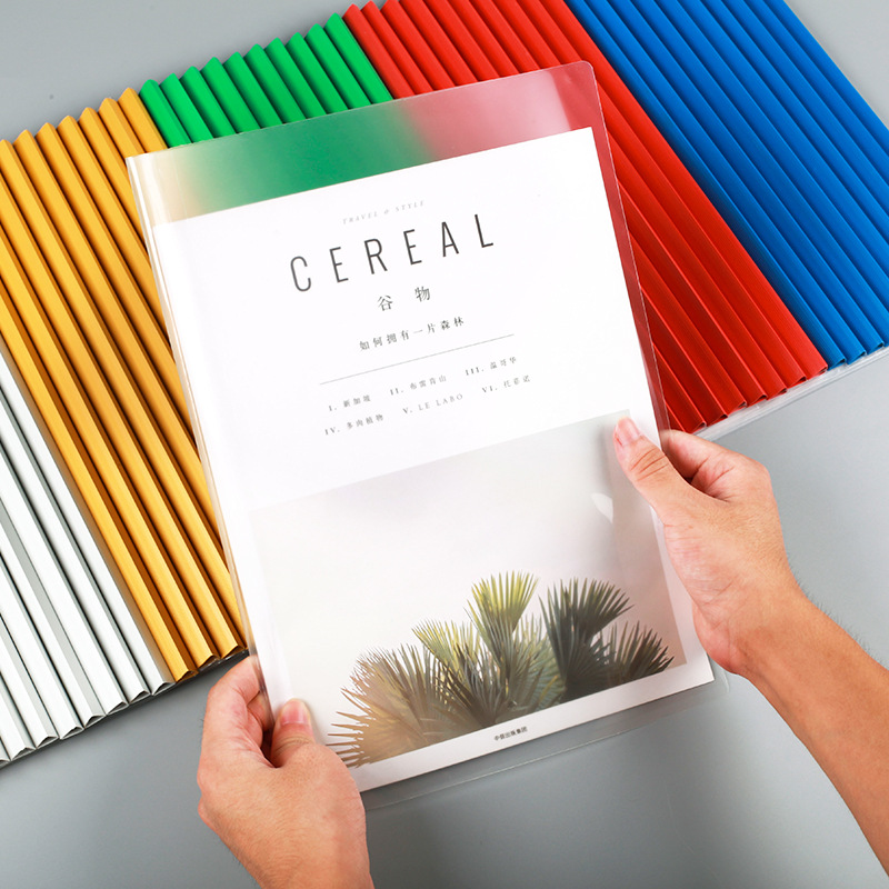 Индивидуальный пластиковый прозрачный пакет для файлов, папка для демонстрации, файл для книг размера A4