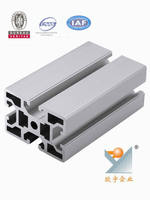 2020 3030 4040 4080 cadre de profil d'extrusion en aluminium fente en T fente en V 40x40 profilés en aluminium industriels noirs extrudés personnalisés