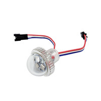 Éclairage LED programmable pour manèges de fête foraine, 12V, 26mm, 3 LED, en matériau PC, pour parcs d'attractions, vente en gros