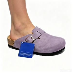 Sabots en cuir de vachette vintage confortables et antidérapants, chaussures décontractées en cuir véritable, très demandés, adaptés aux jeunes - Product Image 5