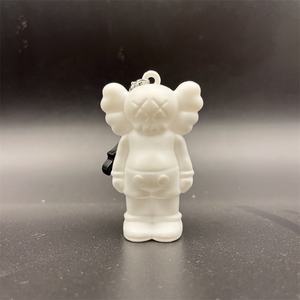 Llavero DIY de Oso, Dragón y Conejo con Pintura Fluida, Llavero de Oso con Pintura Fluida, Decoraciones Hechas a Mano para el Hogar, Manualidades de Pintura - Product Image 2