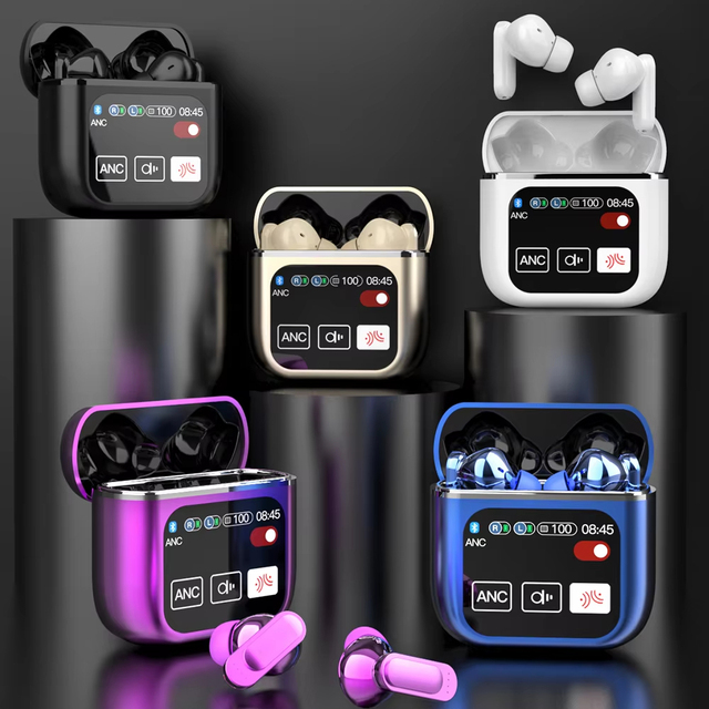 SE60 TWS Noise Cancelling Earphones ANC ENC Airbuds Wireless Ear Buds Headphone Earbuds With Touch Screen SE60 Earbuds