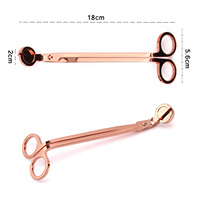 Private Label Rechargeable Electric Lighter Candle Care Kit Rose Gold Wick Trimmer Packaging Box for Studio / Workshop