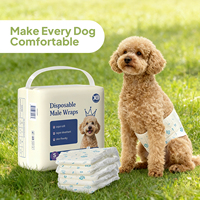 X9 Vente en gros Taille XS Coussinets d'entraînement pour animaux de compagnie jetables pour mâles, confortables, hautement absorbants et anti-odeurs