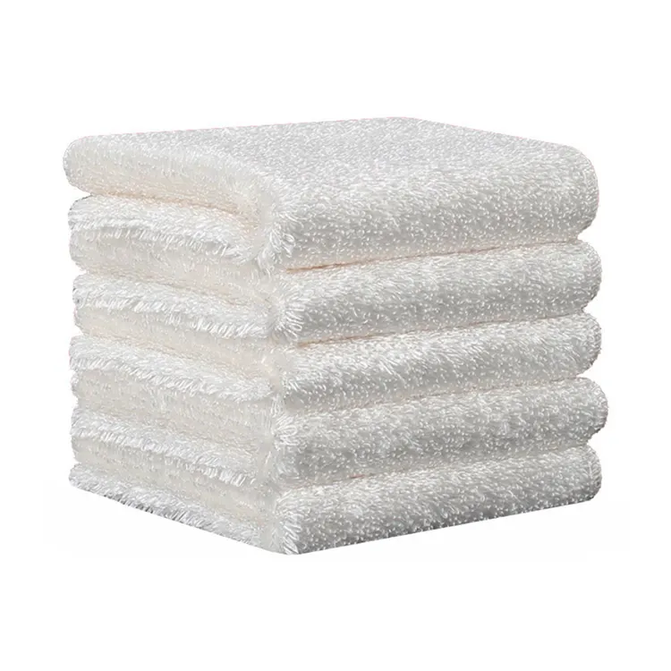 C178 asciugamano per il lavaggio antigrasso pulizia della cucina panno assorbente per la pulizia panno per piatti antiaderente in fibra di bambù a doppio strato