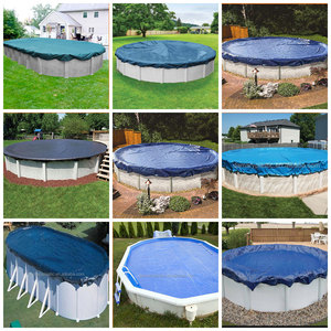 Cubierta personalizada para <span class=keywords><strong>piscina</strong></span>, cubierta de <span class=keywords><strong>lona</strong></span> <span class=keywords><strong>redonda</strong></span> para <span class=keywords><strong>piscina</strong></span> de invierno - Product Image 5