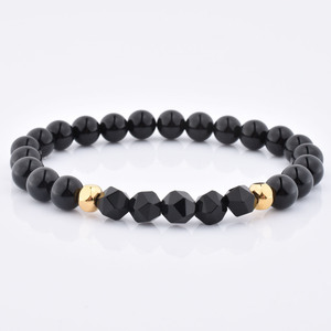 <span class=keywords><strong>Bracciale</strong></span> all'ingrosso con pietre preziose sfaccettate in argento e <span class=keywords><strong>giada</strong></span> <span class=keywords><strong>verde</strong></span> naturale - Product Image 2