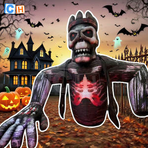 Esqueleto Inflable Gigante, Mascota Inflable Grande, Inflable Publicitario Espeluznante para Halloween, Casa Embrujada - Product Image 4