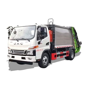Camion compacteur de déchets arrière JAC 4X2 pour la collecte des déchets municipaux et les services environnementaux urbains - Product Image 1