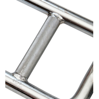 34 ''Chrome Triceps Bar Poignée Haltérophilie Marteau Curl Bar